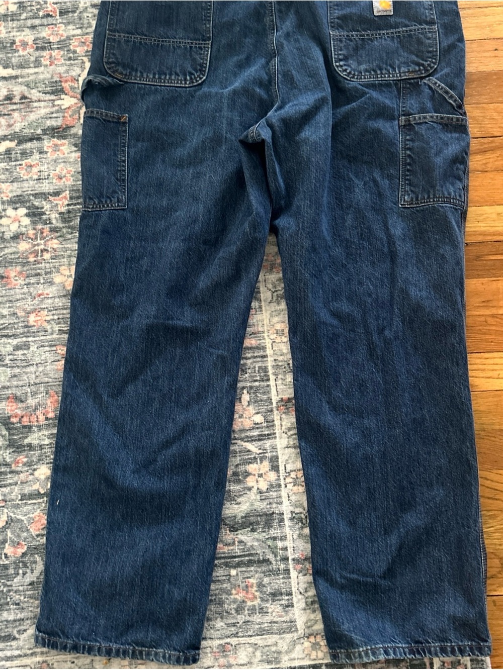 Carhartt Men’s Indigo Relaxed Work Jeans 42x32